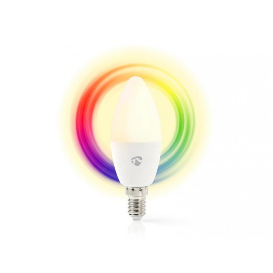 Múdra WiFi žiarovka LED E14 4.5W RGBW NEDIS WIFILC10WTE14 SMARTLIFE Múdra WiFi žiarovka LED E14 4.5W RGBW NEDIS WIFILC10WTE14 SMARTLIFE