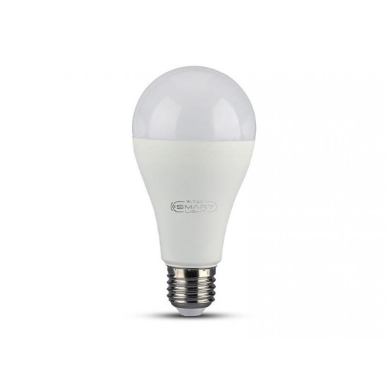 Múdra WiFi žiarovka LED E27 15W RGB 3v1 V-TAC VT-5117 Múdra WiFi žiarovka LED E27 15W RGB 3v1 V-TAC VT-5117
