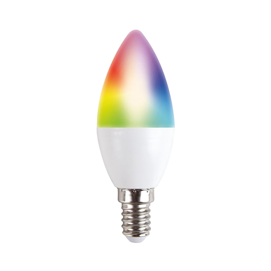 Múdra WiFi žiarovka LED E14 5W RGB SOLIGHT WZ431 Múdra WiFi žiarovka LED E14 5W RGB SOLIGHT WZ431
