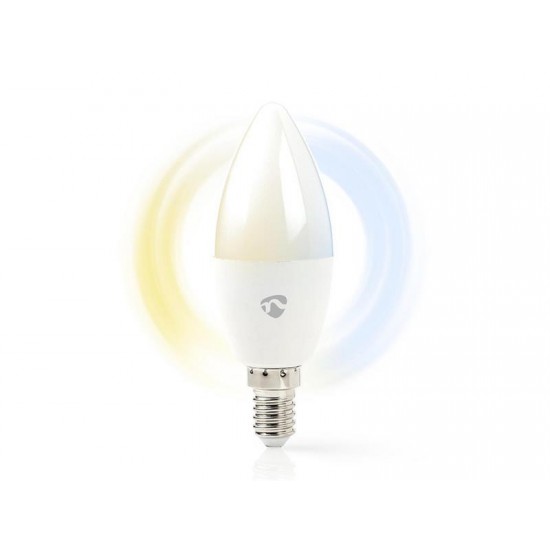Múdra WiFi žiarovka LED E14 4.5W biela NEDIS WIFILW13WTE14 Múdra WiFi žiarovka LED E14 4.5W biela NEDIS WIFILW13WTE14