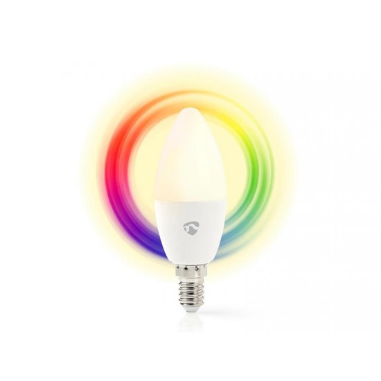Múdra WiFi žiarovka LED E14 4.5W RGB NEDIS WIFILC11WTE14 Múdra WiFi žiarovka LED E14 4.5W RGB NEDIS WIFILC11WTE14