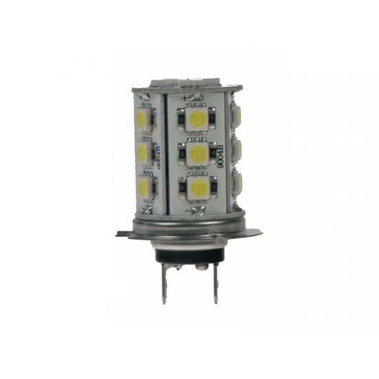 LED žiarovka 12V, H7, 18LED 3SMD
