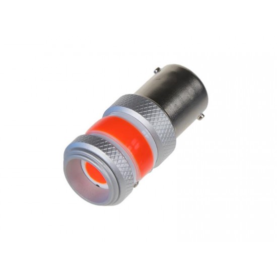 Autožiarovka LED BA15s 9-60V 12W STU červená