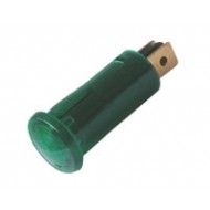 Kontrolka guľatá 12V DC zelená