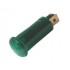 Kontrolka guľatá 12V DC zelená