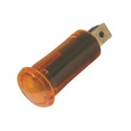 Kontrolka guľatá 12V DC žltá