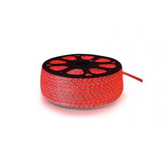 LED pásik 230V, 3528 60LED/m IP67 max. 4.8W/m červená (cievka 100m) zaliaty LED pásik 230V, 3528 60LED/m IP67 max. 4.8W/m červená (cievka 100m) zaliaty