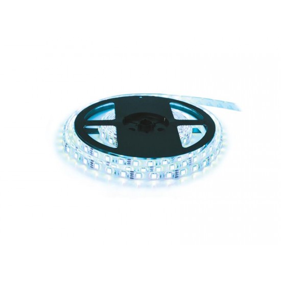 LED pásik 12V 3528 60LED/m IP65 max. 4.8W/m biela studena - ice blue (cievka 5m)