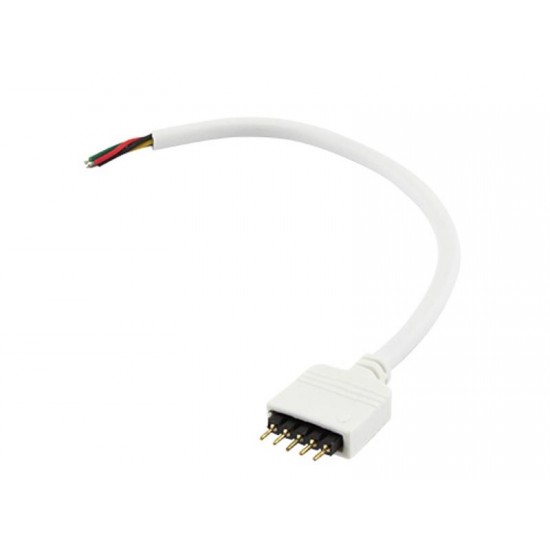 Kábel pre RGBW napájací s konektorom RM, vidlice, dĺžka 100cm Kábel pre RGBW napájací s konektorom RM, vidlice, dĺžka 100cm