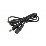 Kábel pre LED pásik predlžovací s konektormi DC 5,5 x 2,1mm, vidlica + zásuvka, 100cm Kábel pre LED pásik predlžovací s konektormi DC 5,5 x 2,1mm, vidlica + zásuvka, 100cm