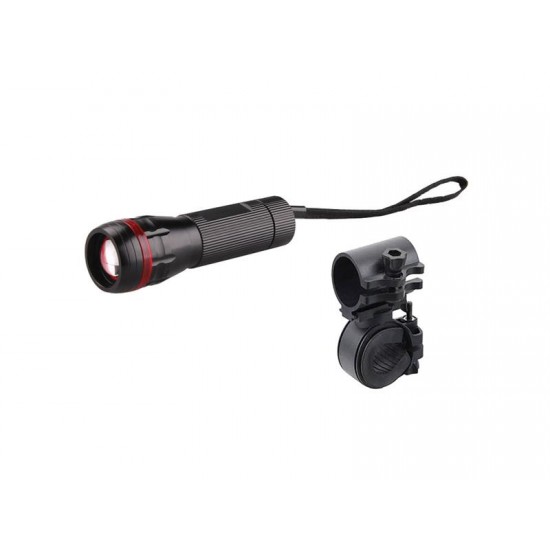 Svietidlo na bicykel predné - 3W CREE LED, dosvit až 100m, ZOOM, EXTOL LIGHT 43110