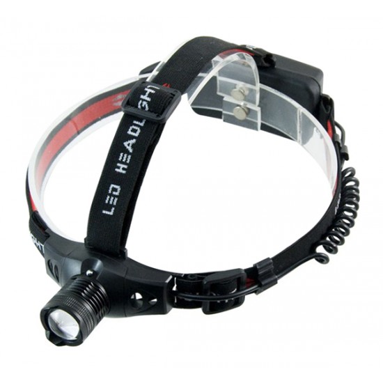 LED svietidlo, 3W Cree LED, čiernočervené, 3 x AAA LED svietidlo, 3W Cree LED, čiernočervené, 3 x AAA