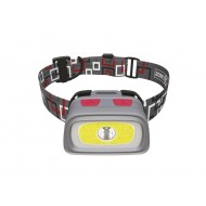 Čelovka COB + CREE LED + píšťalka Čelovka COB + CREE LED + píšťalka