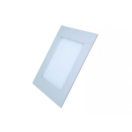 LED mini panel, podhľadový 12W, 900l, 3000K, tenký, štvorcový, biely WD107 Solight