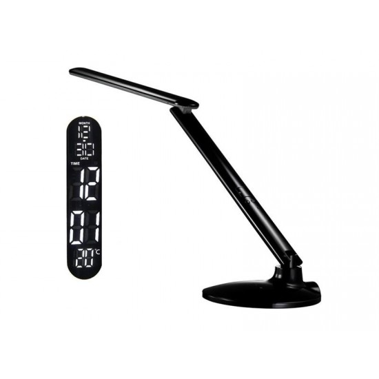 Lampa LED stolná IMMAX T7 s displejom čierna Lampa LED stolná IMMAX T7 s displejom čierna