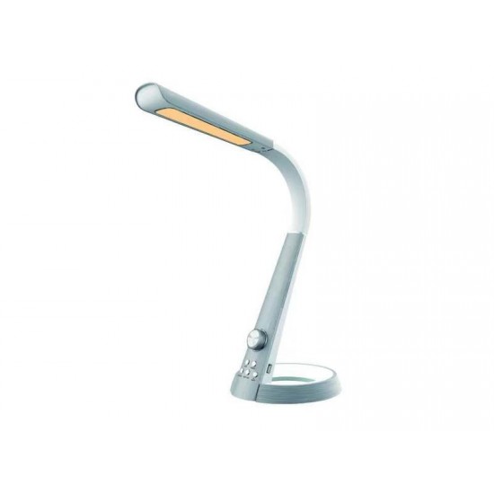 Lampa stolná IMMAX DRAKE WHITE / SILVER 08953L Lampa stolná IMMAX DRAKE WHITE / SILVER 08953L