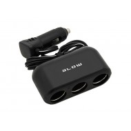 Autoadaptér 3x 12/24V s káblom Autoadaptér 3x 12/24V s káblom