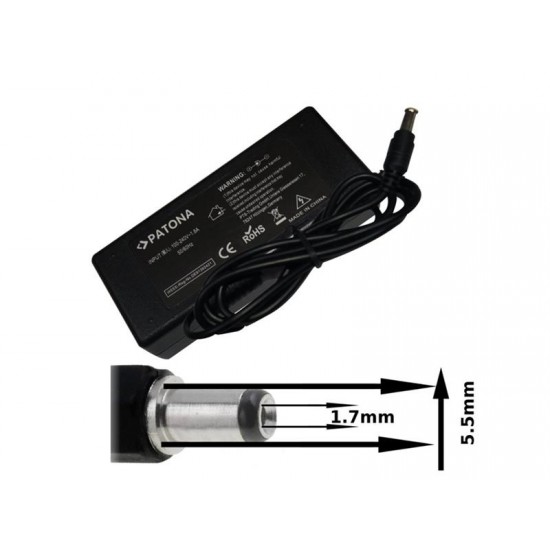 Nabíjačka notebook ACER 19V/3.42A 65W konektor 5,5x1,7mm PATONA PT2503 Nabíjačka notebook ACER 19V/3.42A 65W konektor 5,5x1,7mm PATONA PT2503