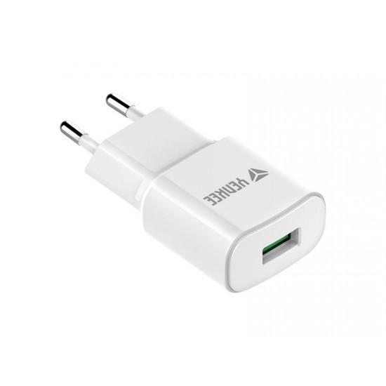 Nabíjačka YENKEE YAC 2023WH USB QC3.0