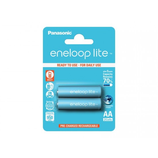 Batérie 3LCCE/2BE ENELOOP LITE AA 2x PANASONIC nabíjacie Batérie 3LCCE/2BE ENELOOP LITE AA 2x PANASONIC nabíjacie