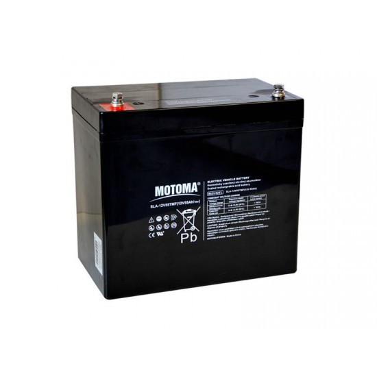 Batéria olovená 12V 55Ah MOTOMA pre elektromotory