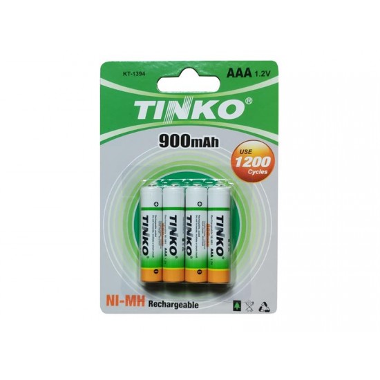 Batéria AAA (R03) nabíjacia 1,2V/900mAh TINKO NiMH Batéria AAA (R03) nabíjacia 1,2V/900mAh TINKO NiMH
