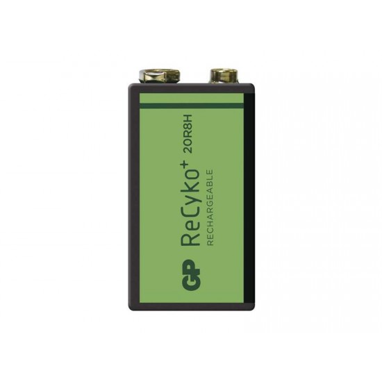 Batéria 6F22 (9V) nabíjacia GP Recyko+ 200mAh Batéria 6F22 (9V) nabíjacia GP Recyko+ 200mAh