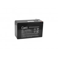 Batéria olovená 12V 7.0Ah GETI (konektor 6,35 mm) Batéria olovená 12V 7.0Ah GETI (konektor 6,35 mm)
