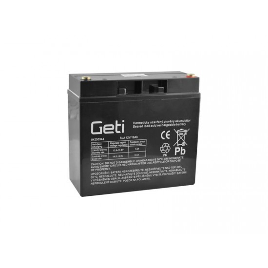 Batéria olovená 12V 18Ah GETI Batéria olovená 12V 18Ah GETI