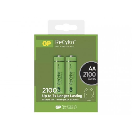 Batéria AA (R6) nabíjacia 1,2V/2100mAh GP Recyko+ 2ks