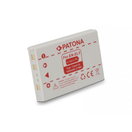 Batéria NIKON EN-EL5 1000 mAh PATONA PT1037 Batéria NIKON EN-EL5 1000 mAh PATONA PT1037