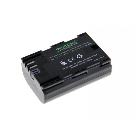 Batéria CANON LP-E6 2000 mAh premium PATONA PT1212 Batéria CANON LP-E6 2000 mAh premium PATONA PT1212