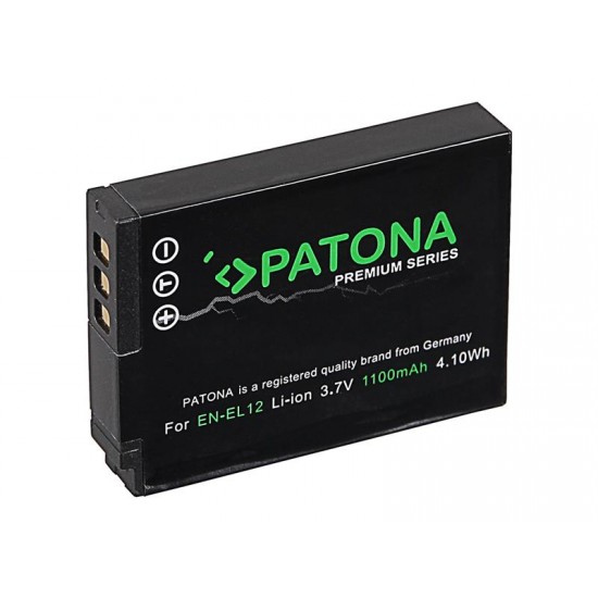 Batéria NIKON EN-EL12 1100 mAh premium PATONA PT1168