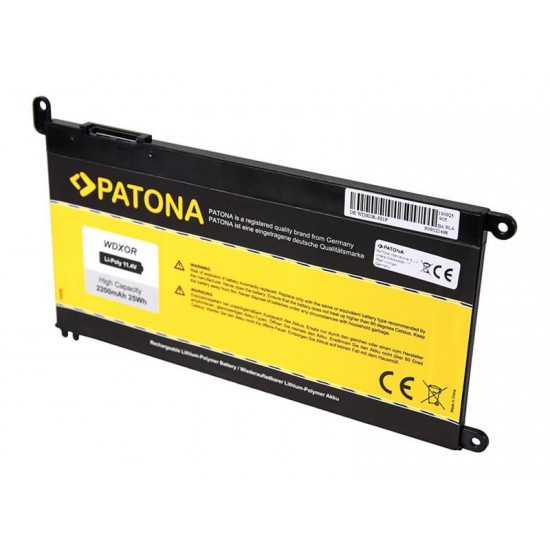 Batéria Dell Inspiron 15 5565 3400mAh Li-Pol 11.4V WDXOR PATONA PT2835