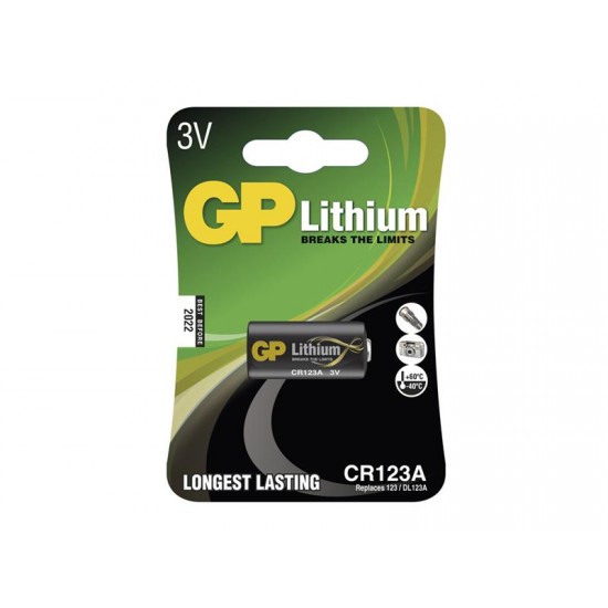 Batéria foto líthiová CR123A GP