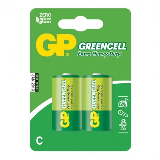 Batéria GP Greencell C fólia