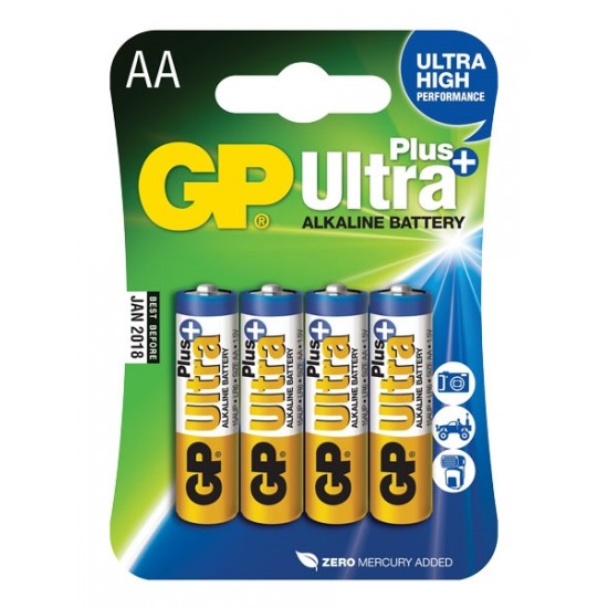 Batéria AA (R6) alkalická GP Ultra Plus Alkaline Batéria AA (R6) alkalická GP Ultra Plus Alkaline