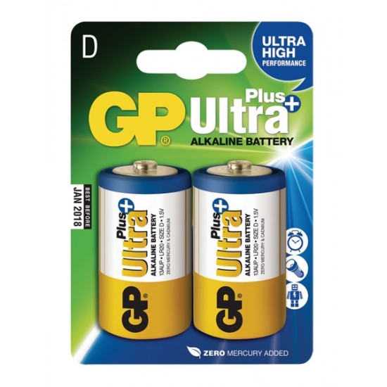 Batéria GP Ultraalkalická Plus D