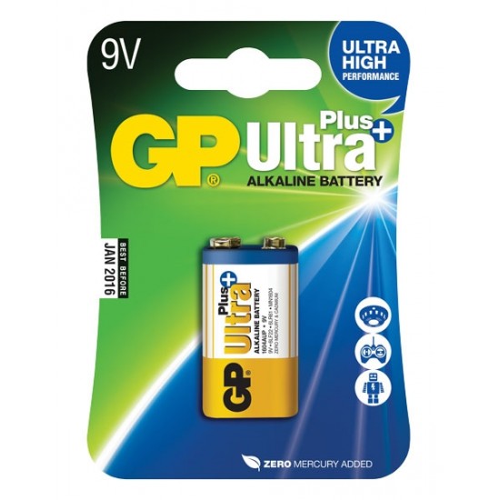 Batéria GP Ultraalkalická Plus 9V blok