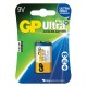 Batéria GP Ultraalkalická Plus 9V blok