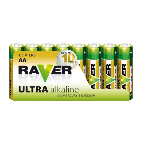 Batéria AA (R6) alkalická RAVER