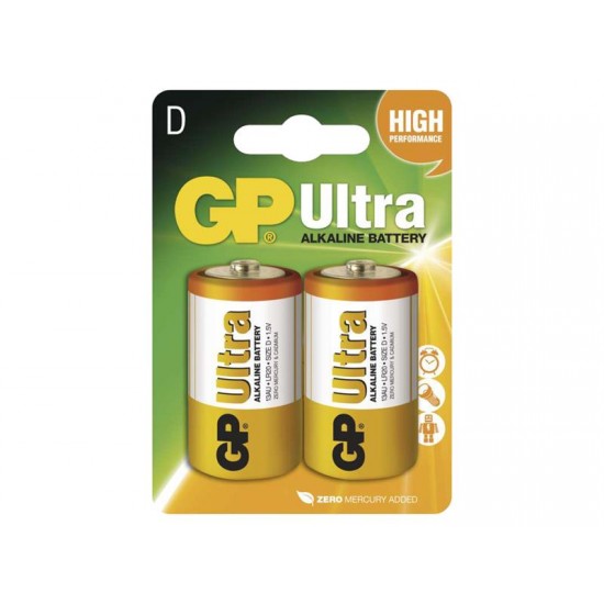 Batéria D (R20) alkalická GP Ultra Alkaline R20