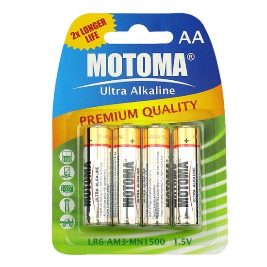 Batéria AA (R6) alkalická MOTOMA Ultra alkaline 1,5V Batéria AA (R6) alkalická MOTOMA Ultra alkaline 1,5V