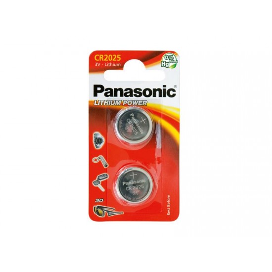 Batéria CR2025 PANASONIC lítiová 2BP