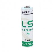 Batéria SAFT LS 14500 lítiový článok STD 3.6V, 2600mAh Batéria SAFT LS 14500 lítiový článok STD 3.6V, 2600mAh