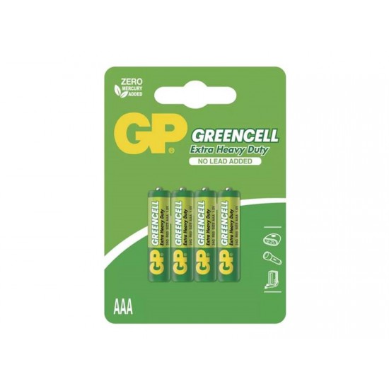 Batéria AAA (R03) Zn-Cl GP Greencell 4ks