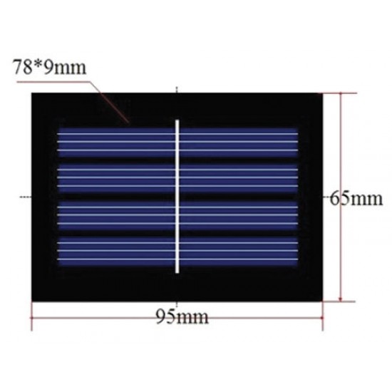 Fotovoltaický solárny článok 2V / 0,4W (panel)