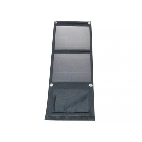 Fotovoltaický solárny panel 12W s USB, prenosný, skladací Fotovoltaický solárny panel 12W s USB, prenosný, skladací