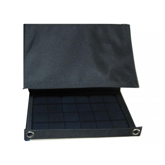 Fotovoltaický solárny panel 7W s USB, prenosný, skladací