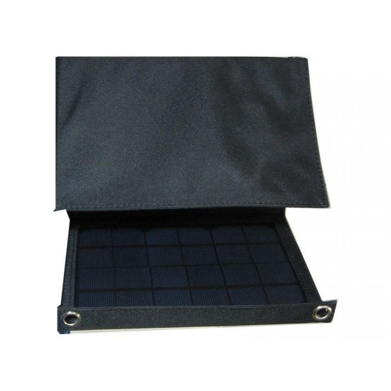 Fotovoltaický solárny panel 7W s USB, prenosný, skladací Fotovoltaický solárny panel 7W s USB, prenosný, skladací